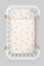 Organik Anne Yanı Nevresim Takımı (60x100) - Limon Çiçeği - Görsel 3