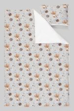 Organik Tek Kişilik Nevresim Takımı (160x220) - Uzayda Ayı - Görsel 3