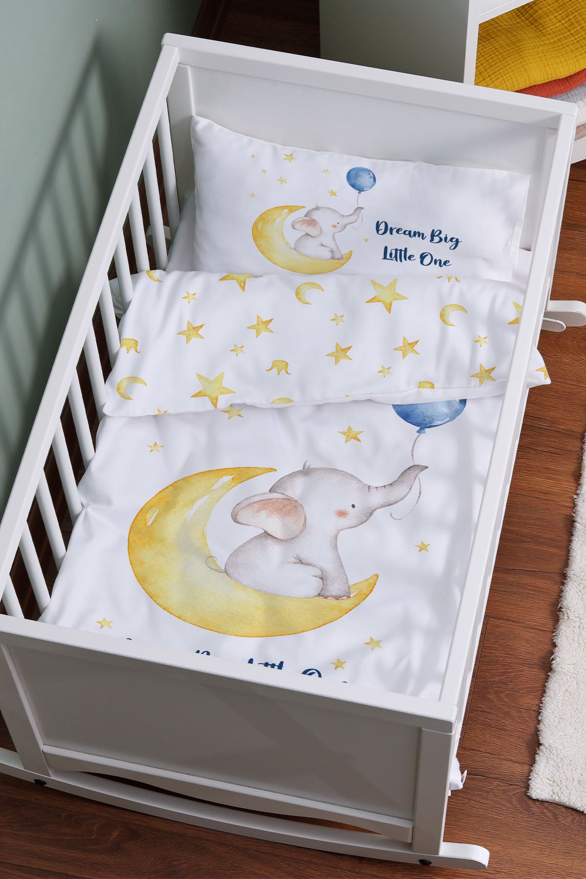 1_org_zoom-6205.jpg Organik Anne Yanı Nevresim Takımı (60x100) - Sevimli Ay fısıltısı - Görsel 1