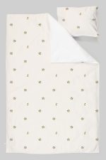 Organik Tek Kişilik Nevresim Takımı (160x220) - Minik Limonlar - Görsel 3