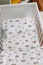 Organik Anne Yanı Nevresim Takımı (60x100) - Küçük Mühendis Rüyası - Görsel 2