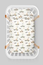 Organik Anne Yanı Nevresim Takımı (60x100) - Minik Yarışçılar - Görsel 3