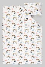 Organik Park Yatak Nevresim Takımı (80x120) - Neşeli Bulutlar - Görsel 3