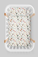 Organik Anne Yanı Nevresim Takımı (60x100) - Eğlenceli Kelimeler - Görsel 3