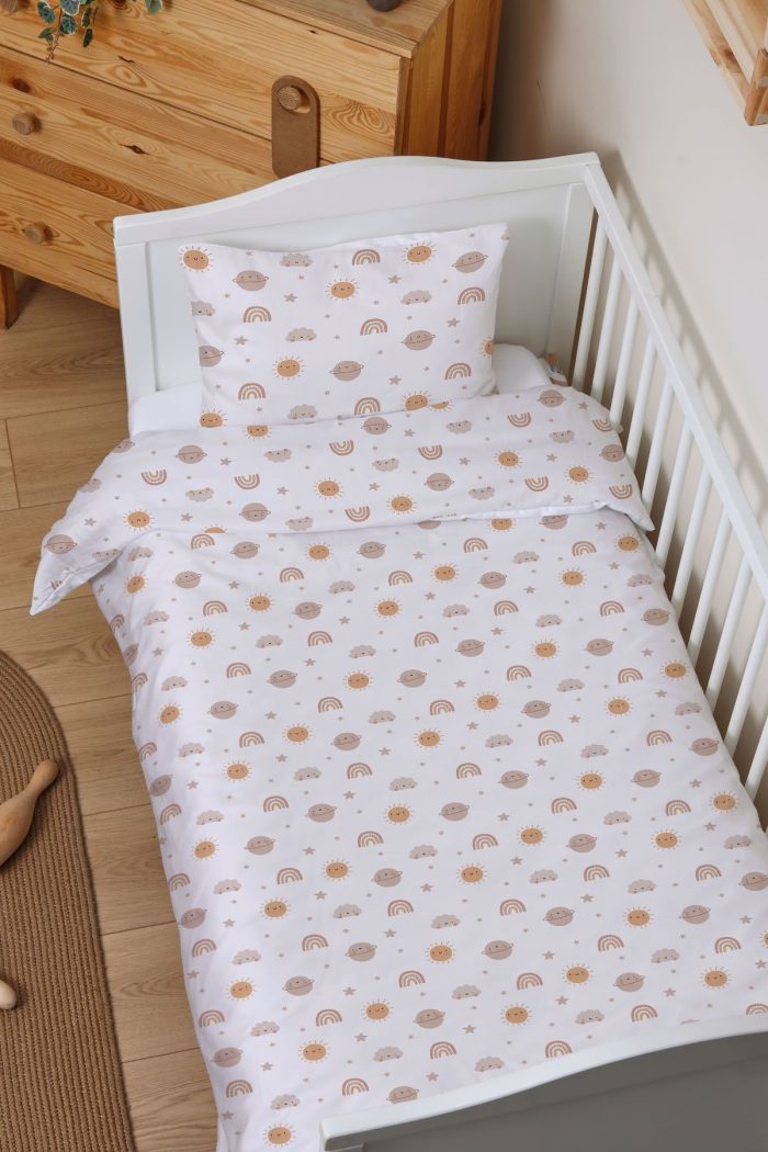 Organik Park Yatak Nevresim Takımı (80x120) - Güneşli Günler - Görsel 2