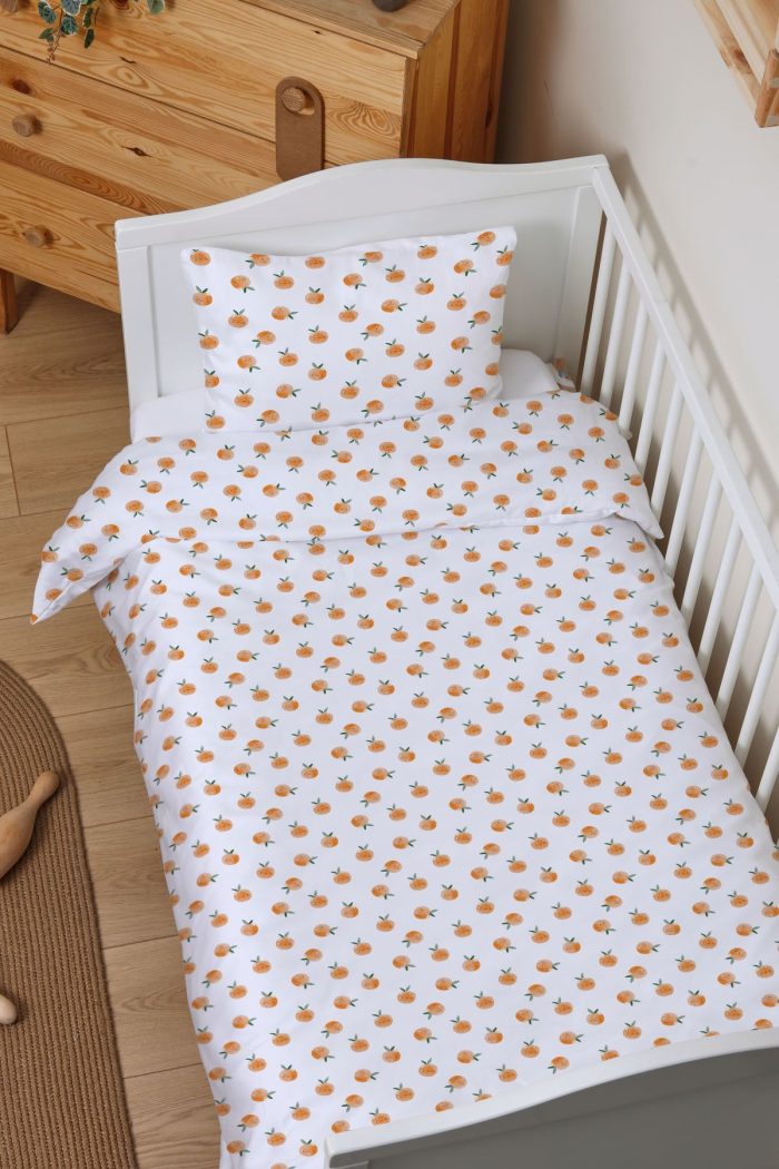 Organik Park Yatak Nevresim Takımı (80x120) - Portakal Bahçesi - Görsel 2