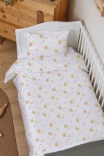 Organik Park Yatak Nevresim Takımı (80x120) - Limon Çiçeği - Görsel 2