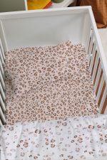 Organik Anne Yanı Nevresim Takımı (60x100) - Leopar Şıklığı - Görsel 2