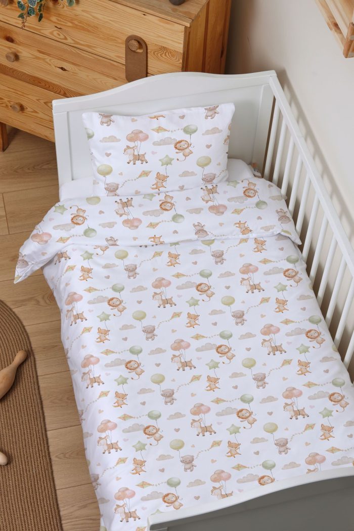 Organik Park Yatak Nevresim Takımı (80x120) - Küçük Kaşifler - Görsel 2