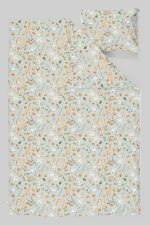 Organik Park Yatak Nevresim Takımı (80x120) - Doğanın Minik Sesleri - Görsel 3