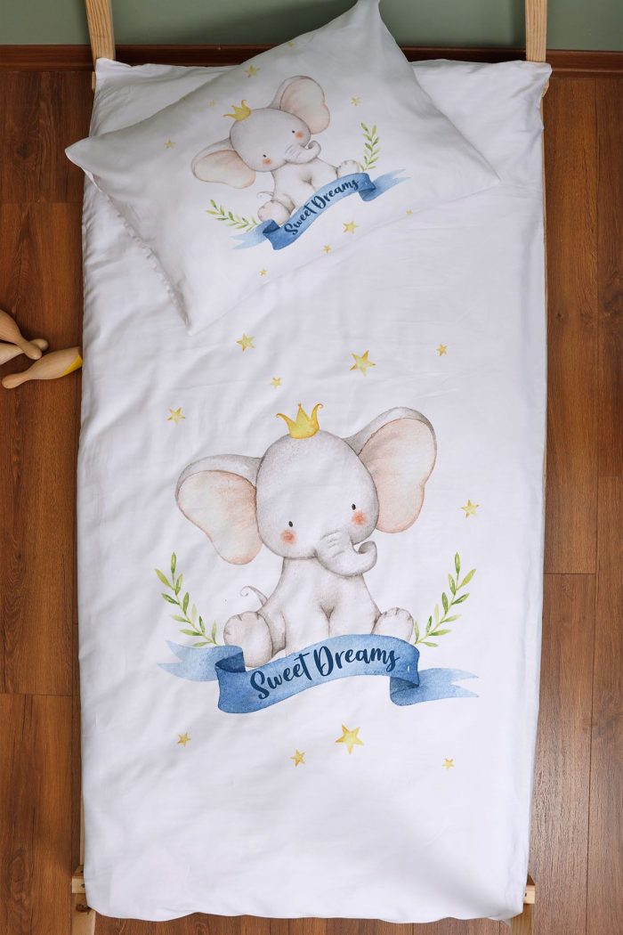 Organik Montessori Nevresim Seti (100x200) - Kraliyet Düşleri - Görsel 3