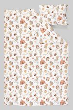 Organik Park Yatak Nevresim Takımı (80x120) - Sihirli Minik Akrobasi - Görsel 3