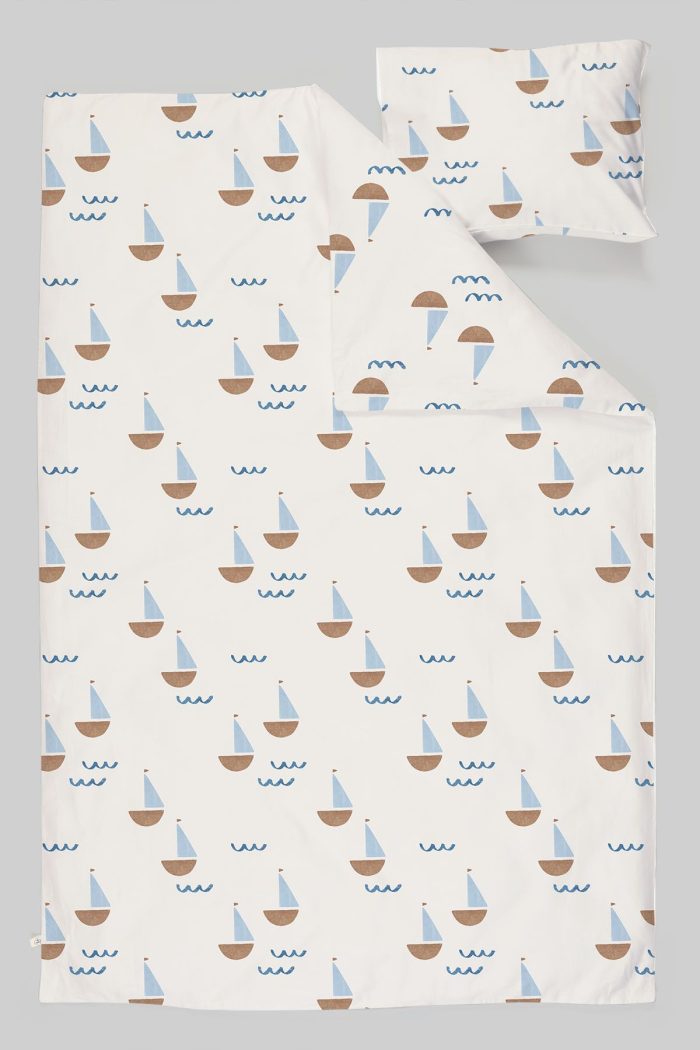 Organik Park Yatak Nevresim Takımı (80x120) - Yelken Rüyası - Görsel 3