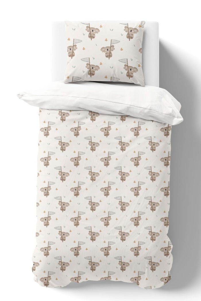 Organik Tek Kişilik Nevresim Takımı (160x220) - Rüzgar Yolcusu - Görsel 2