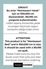 Organik Montessori Nevresim Seti (100x200) - Şehir Macerası - Görsel 4