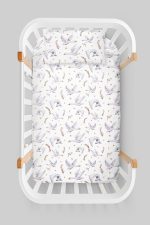 Organik Anne Yanı Nevresim Takımı (60x100) - Kuğu Dansı - Görsel 3