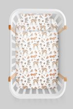 Organik Anne Yanı Nevresim Takımı (60x100) - Sevimli Dostlar - Görsel 3