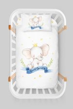 Organik Anne Yanı Nevresim Takımı (60x100) - Kraliyet Düşleri - Görsel 3