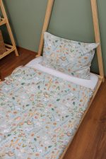 Organik Montessori Nevresim Seti (100x200) - Doğanın Minik Sesleri - Görsel 2