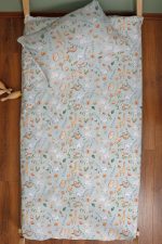 Organik Montessori Nevresim Seti (100x200) - Doğanın Minik Sesleri - Görsel 3