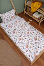 Organik Montessori Nevresim Seti (100x200) - Sihirli Minik Akrobasi