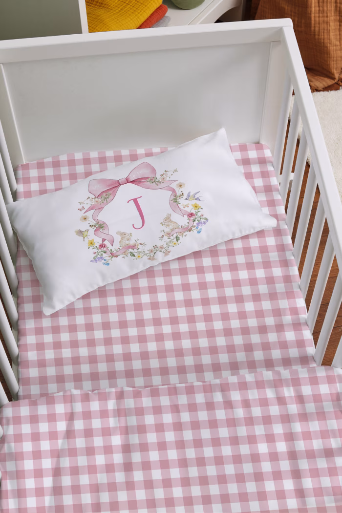 1_org_zoom-376.jpg Anne Yanı Beşik Nevresim Takımı (60x100) - Floral Serisi - I Harfi - Markkombin