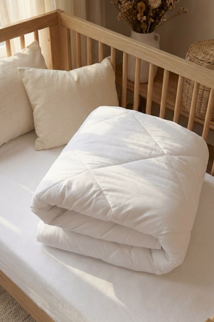 Park Yatak Kapitoneli Pamuk Saten Yorgan – 75X115 cm - Görsel 3